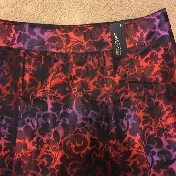 Lane Bryant Multi-Color Flared Skirt 26 NEW - Picture 2 of 4